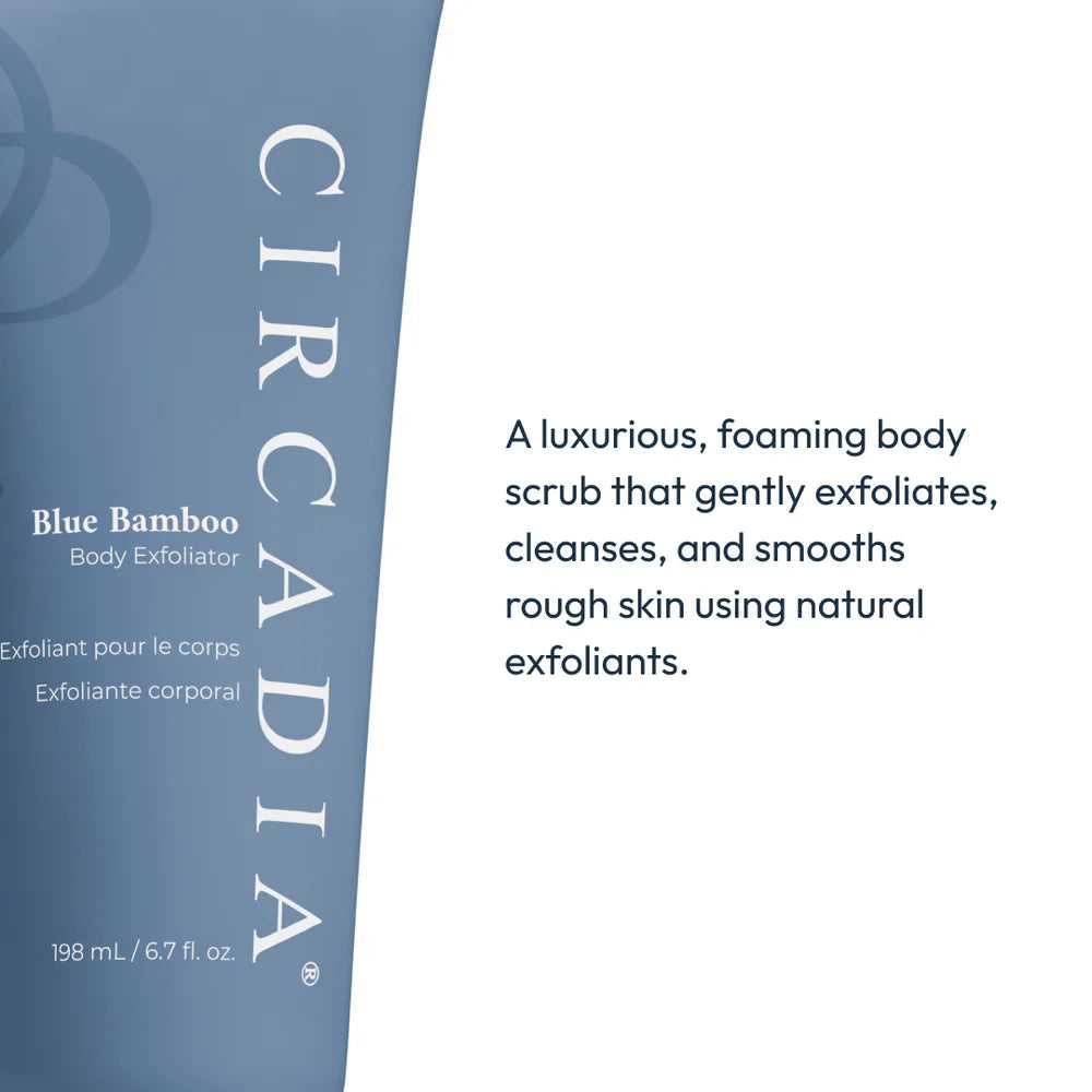 Blue Bamboo Exfoliator for Body – 6.7 oz