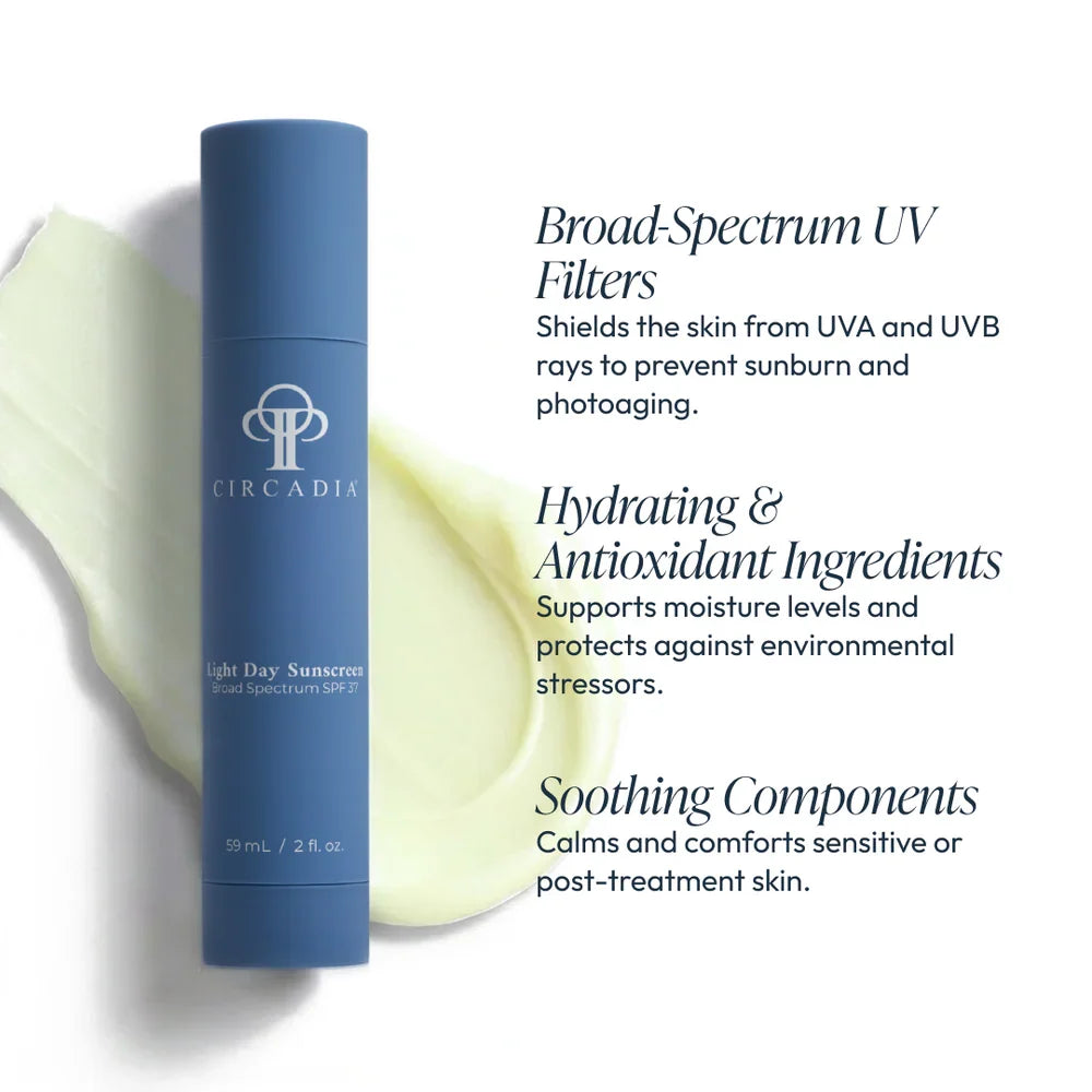 Light Day Sunscreen Broad Spectrum SPF-37 – 2 oz